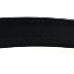 Piuma Calfskin Jumbo GG Milano 30mm Belt 80 32 Black - 图片 3