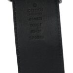 Calfskin Double G 40mm Belt 85 34 Black - 图片 3