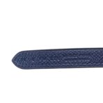 Epsom Swift Perforated 24mm Mors H Belt 70 28 Black Bleu Saphir - 图片 3