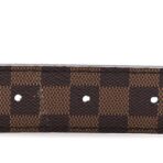 Calfskin Damier Ebene 25mm LV Iconic Reversible Belt 80 32 Black - 图片 4