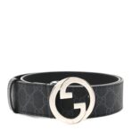 GG Supreme Monogram Blondie 40mm Belt 85 34 Black