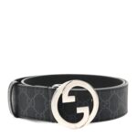 GG Supreme Monogram Blondie 40mm Belt 85 34 Black