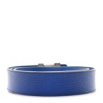 Taurillon Calfskin 40mm LV Initiales Reversible Belt 95 38 Navy - 图片 2