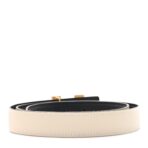 Epsom Swift 24mm Mini Constance H Belt 90 36 Craie Black - 图片 2