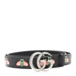 GG Supreme Monogram Bee Multicolor Appia Calfskin 30mm Belt 105 42 Black