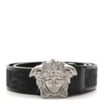 Jacquard Barocco 4cm La Medusa Belt 90 36 Black