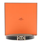 Swift Epsom 13mm Ancre Belt 70 28 Black Etoupe - 图片 5