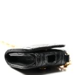 Supple Calfskin Cannage Caro Airpod Pro Case Belt 70 Black - 图片 4