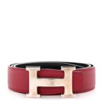 Box Togo 32mm H Belt 85 Black Rouge Grenat