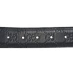 Guccissima Signature Interlocking G 37mm Belt 90 36 Black - 图片 4