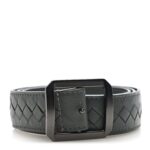 Nappa Intrecciato Belt 115 46 Grey