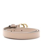 Calfskin Pearl Double G 20mm Belt 85 34 Porcelain Rose - 图片 2