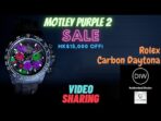 NTPT Carbon Rolex DiW Daytona "MOTLEY PURPLE UNIQUE 2" (Retail: €58 990) - 图片 6