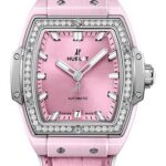 Hublot Spirit Of Big Bang Pink Ceramic Titanium Diamonds Watch - 39 mm - Pink Dial-665.RN.891P.LR.1204
