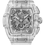 Hublot Spirit of Big Bang Sapphire Watch - 42 mm - Sapphire Dial - Transparent Strap Limited Edition of 200-641.JX.0120.RT