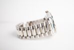 Rolex Day-Date 41mm White Gold Silver Diamond Dial & Fluted Bezel Oyster Bracelet 218239 - 图片 4