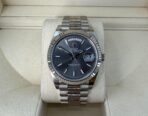 Rolex Day-Date 40 White Gold Slate Dial Index Dial & Fluted Bezel President Bracelet 228239 - 图片 2