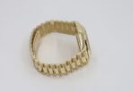 Rolex Day-Date 40 Yellow Gold Black Diagonal Motif Index Dial & Fluted Bezel President Bracelet 228238 - - 图片 6