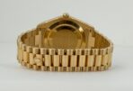Rolex Day-Date 41 Yellow Gold Champagne Diamond Dial & Fluted Bezel President Bracelet - 218238 - 图片 9