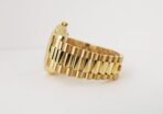 Rolex Day-Date II Yellow Gold 41mm Black Roman Fluted President Bracelet 218238 - 图片 6